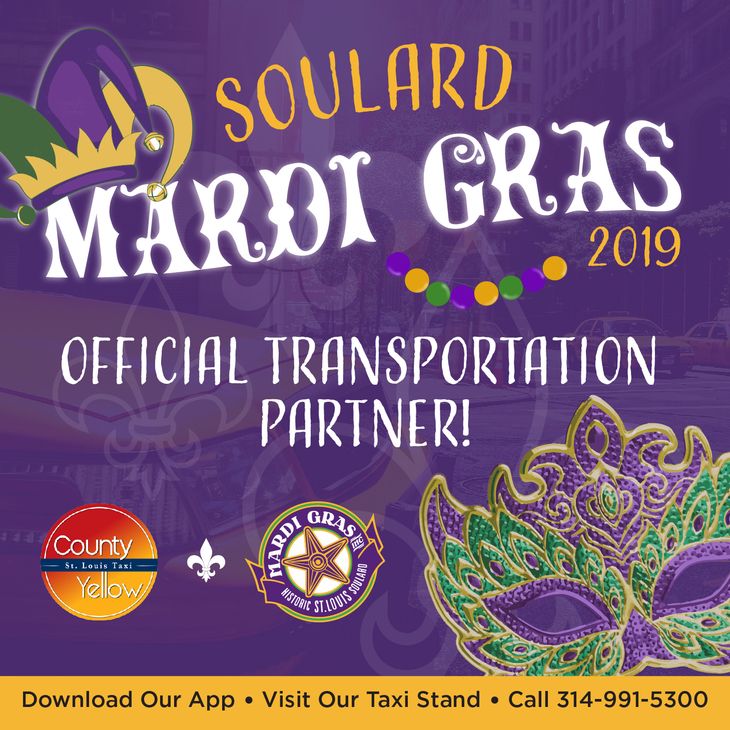 St. Louis Mardi Gras St. Louis County Cab & Yellow Taxi